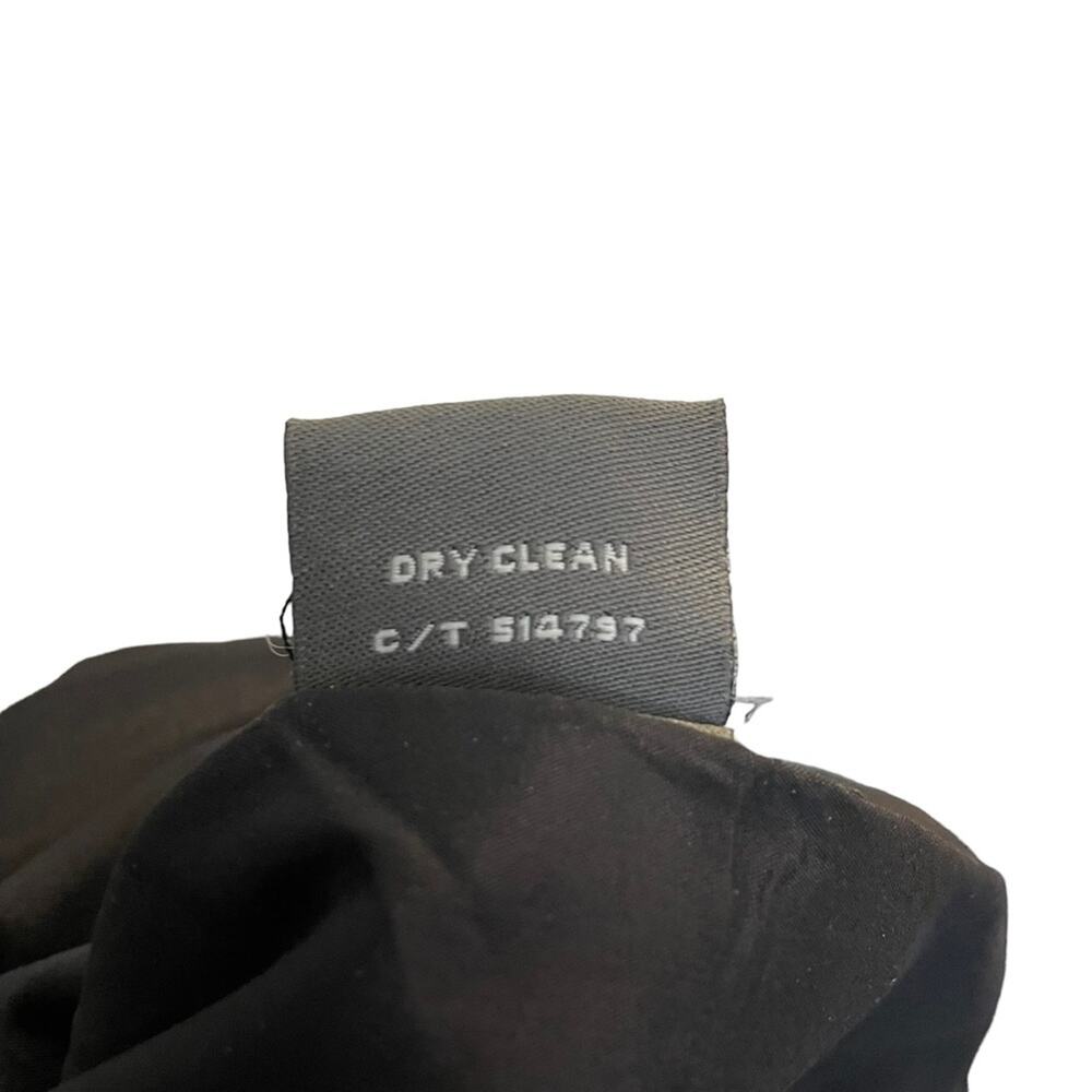 Taylor Black Sleeveless Ruffle Neckline Sheath Dress Women’s Size 6 - Picture 10 of 11